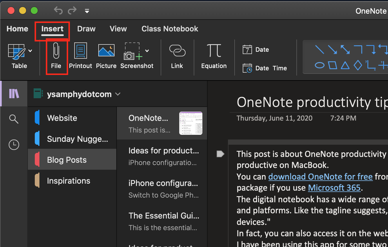 Attach File In Onenote How to attach files into OneNote