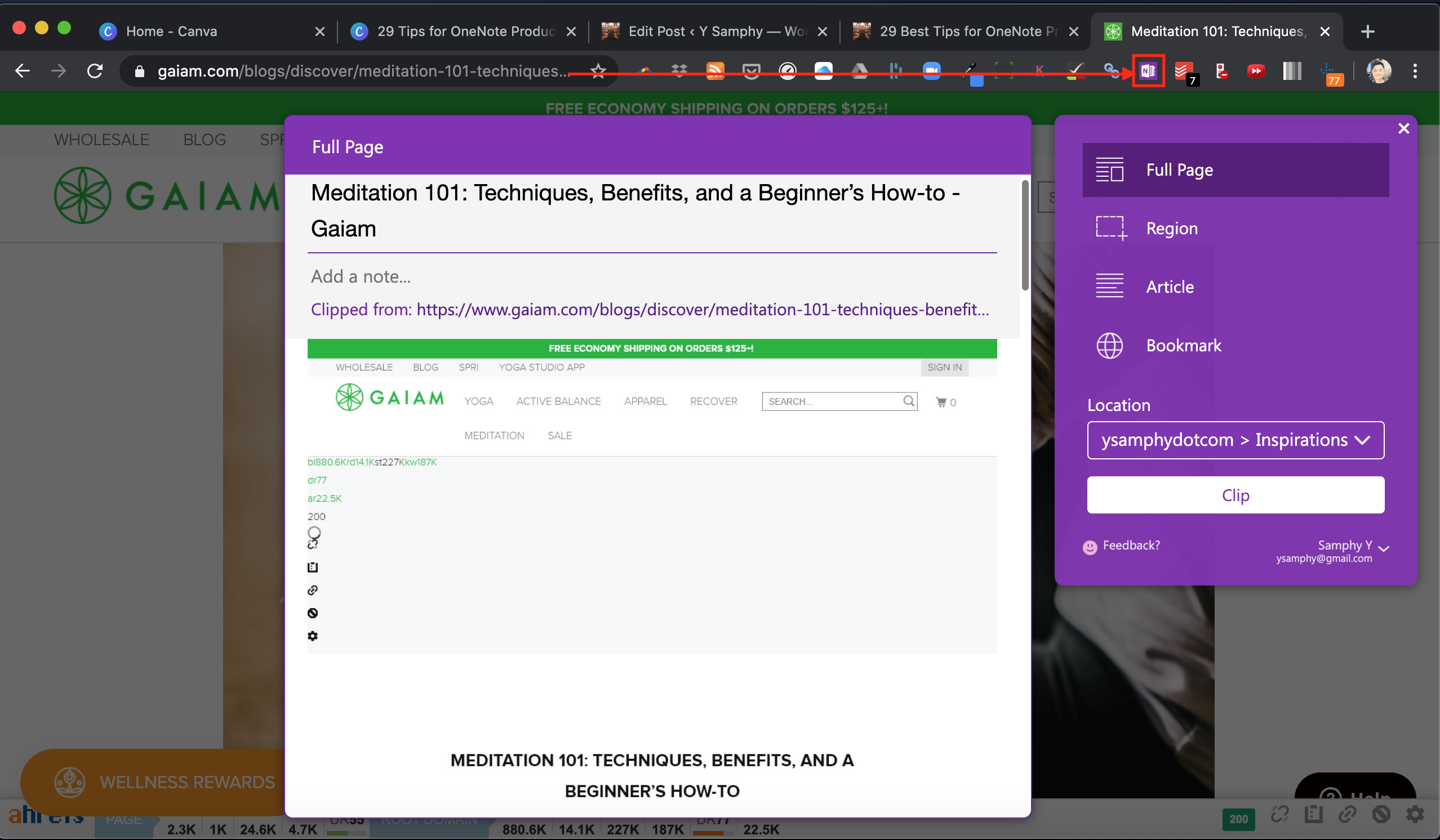 Onenote Web Clipper Clip anything on the internet with OneNote web clipper