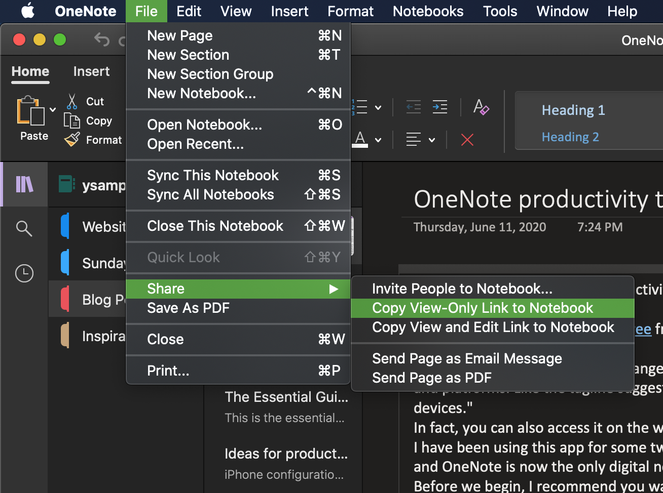 Share-Notes-In-Onenote Share your notes in OneNote