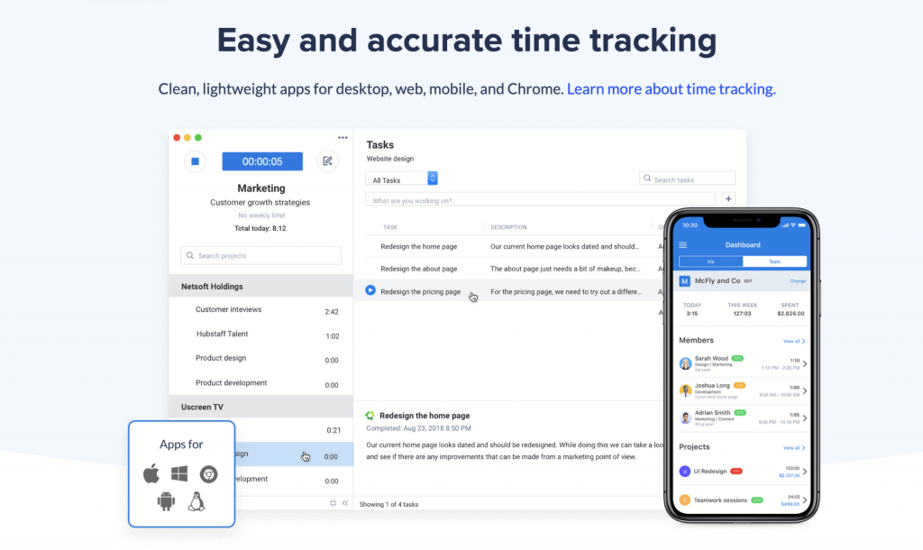 15 Top Personal Productivity Apps That Will Boost Your Productivity Without Breaking The Bank 19 Hubstaff homepage@2x