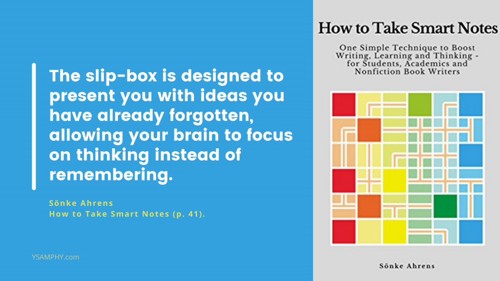 &Quot;How To Take Smart Notes&Quot; Book Summary 1 How to Take Smart Notes Book Quote