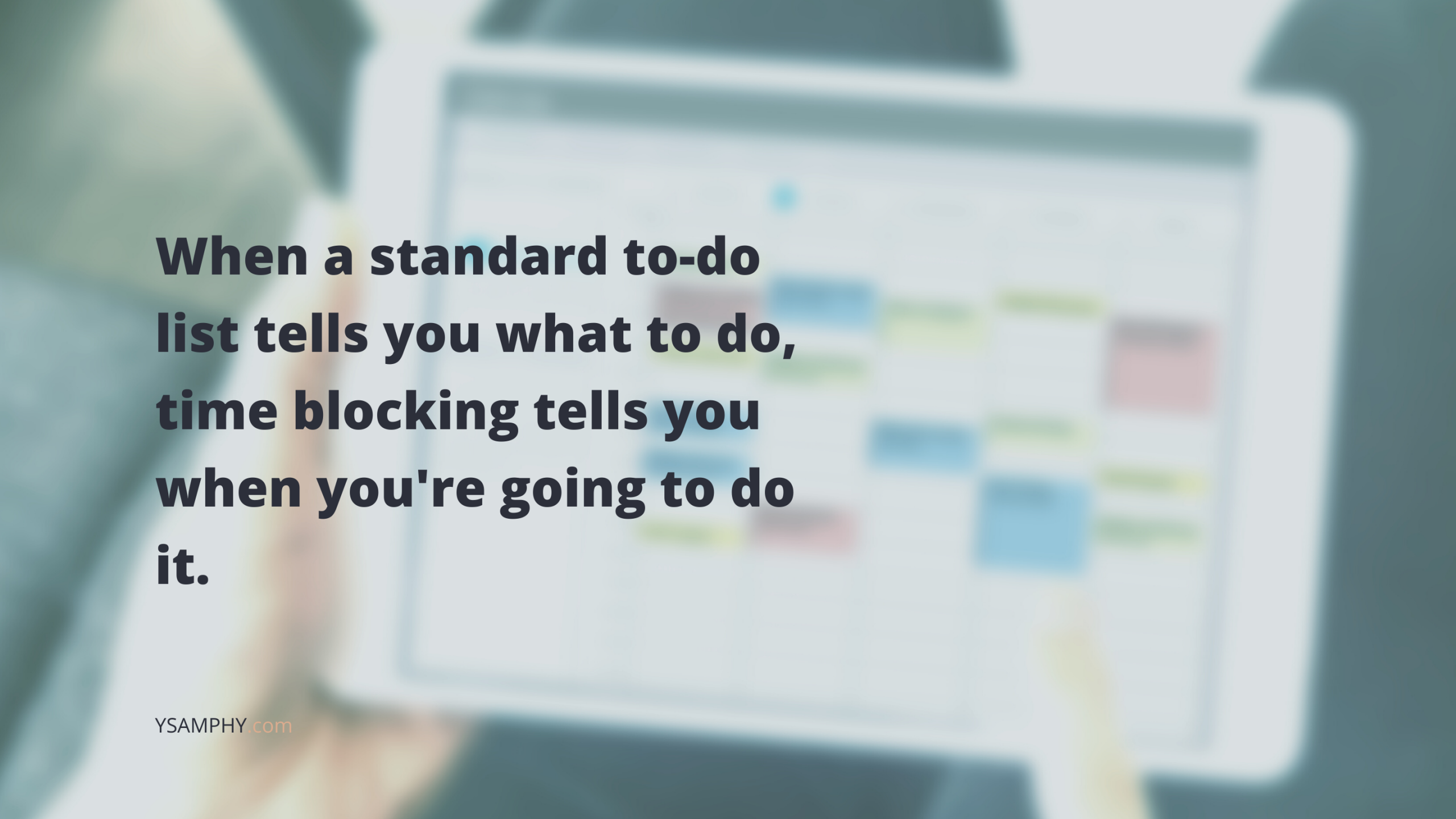 Time Blocking Quote time blocking quote