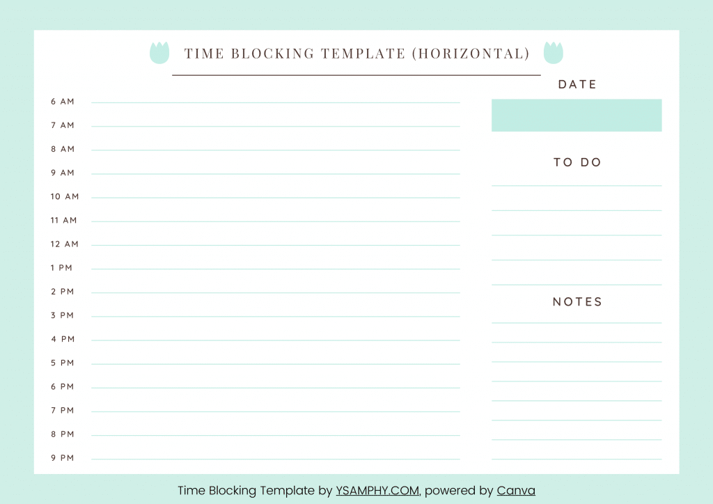 Time Block Layout Examples 10 Free Time Blocking Templates: Printable PDF Downloads