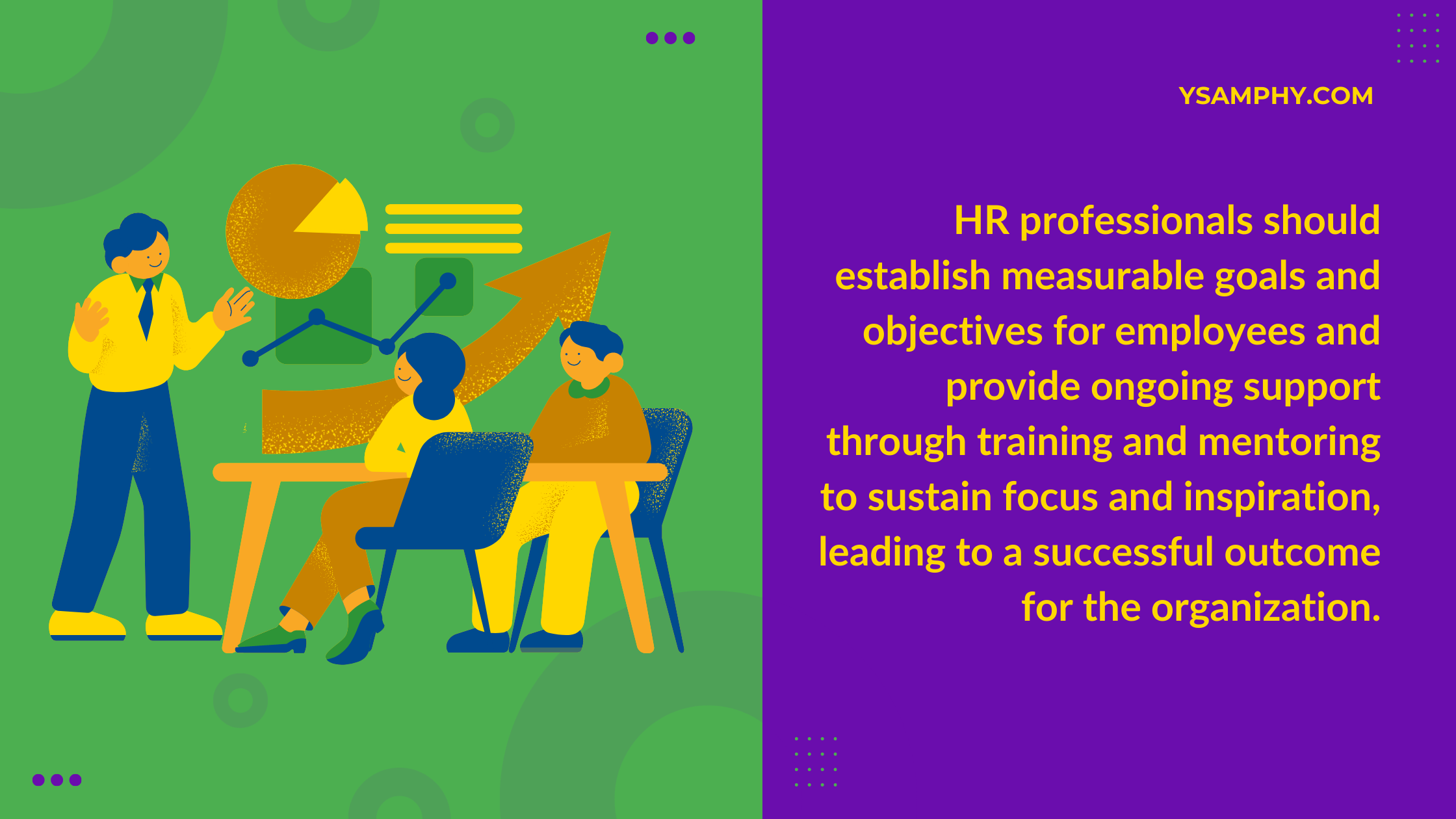 Set Goals HR should set goals for better prodcutivity