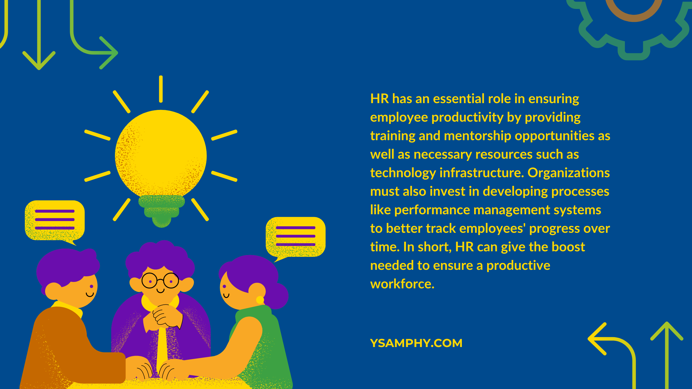 Support And Resources HR should provide support and resources for better productivity