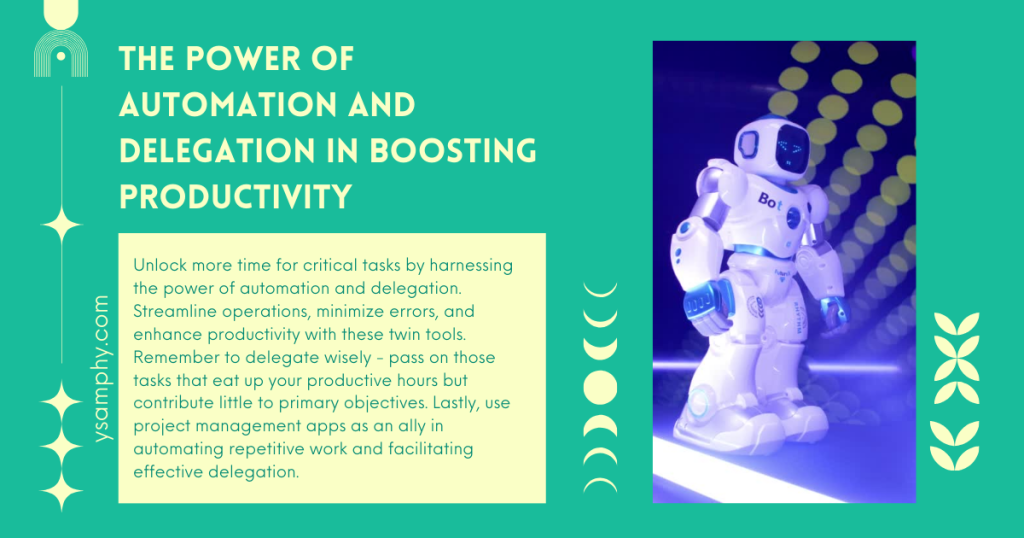 Top 5 Productivity Mistakes Entrepreneurs Make (And How To Avoid Them) 5 The Power of Automation and Delegation in Boosting Productivity