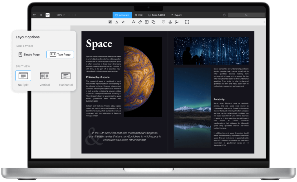 Customizing Your Reading Experience - Tips &Amp; Tricks For Using Pdf Expert For Mac 3 PDF Expert - How to adjust view