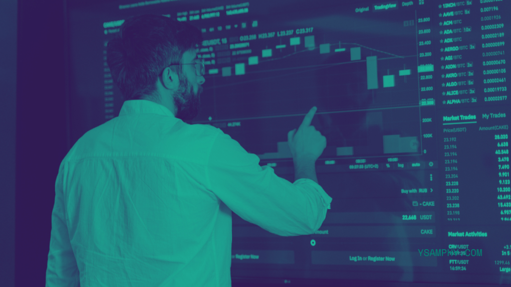How Diversification Reduces Risk In Trading Portfolios 1 man looking at trading graphs