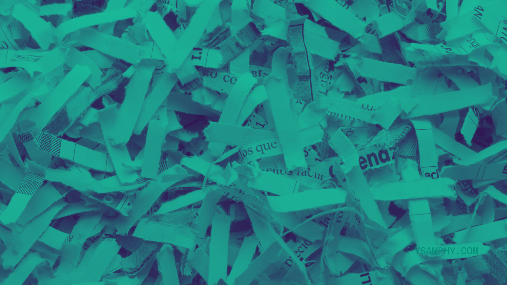 Document Disposal 101: Tips For Properly Getting Rid Of Sensitive Information 1 Shredded paper