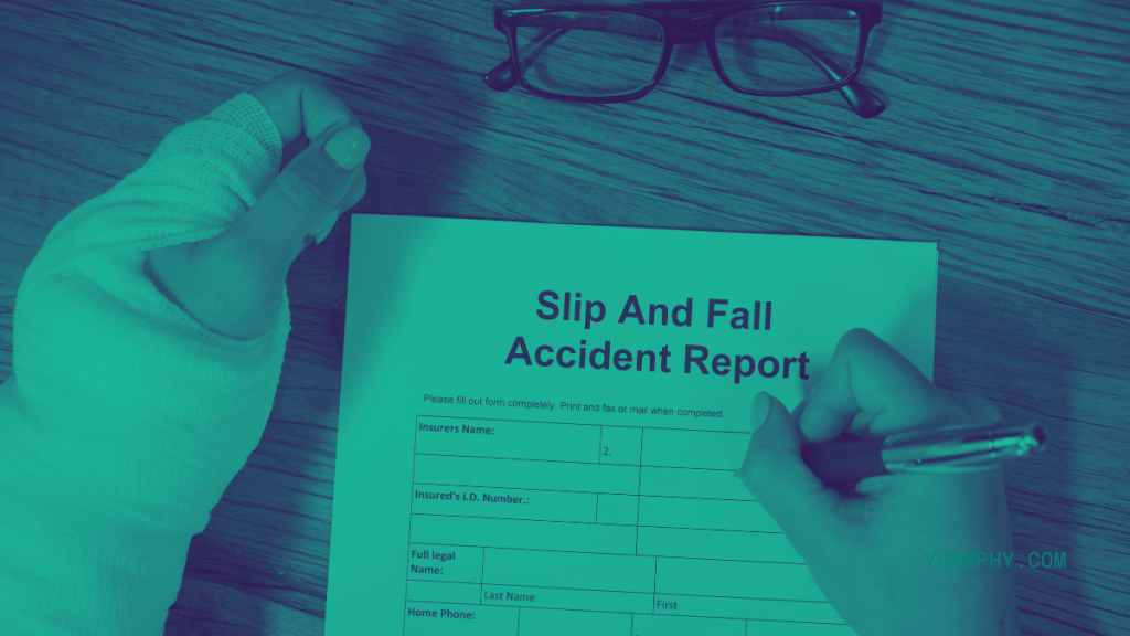 Protecting Your Time And Well-Being: Legal Steps To Take After A Slip And Fall Incident 3 Woman Hand Filling The Slip And Fall Injury Report