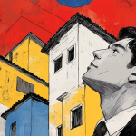 Mastering Time Management For Realtors: Top Tips To Boost Productivity 21 illustration depicting forward- and upward-looking realtor
