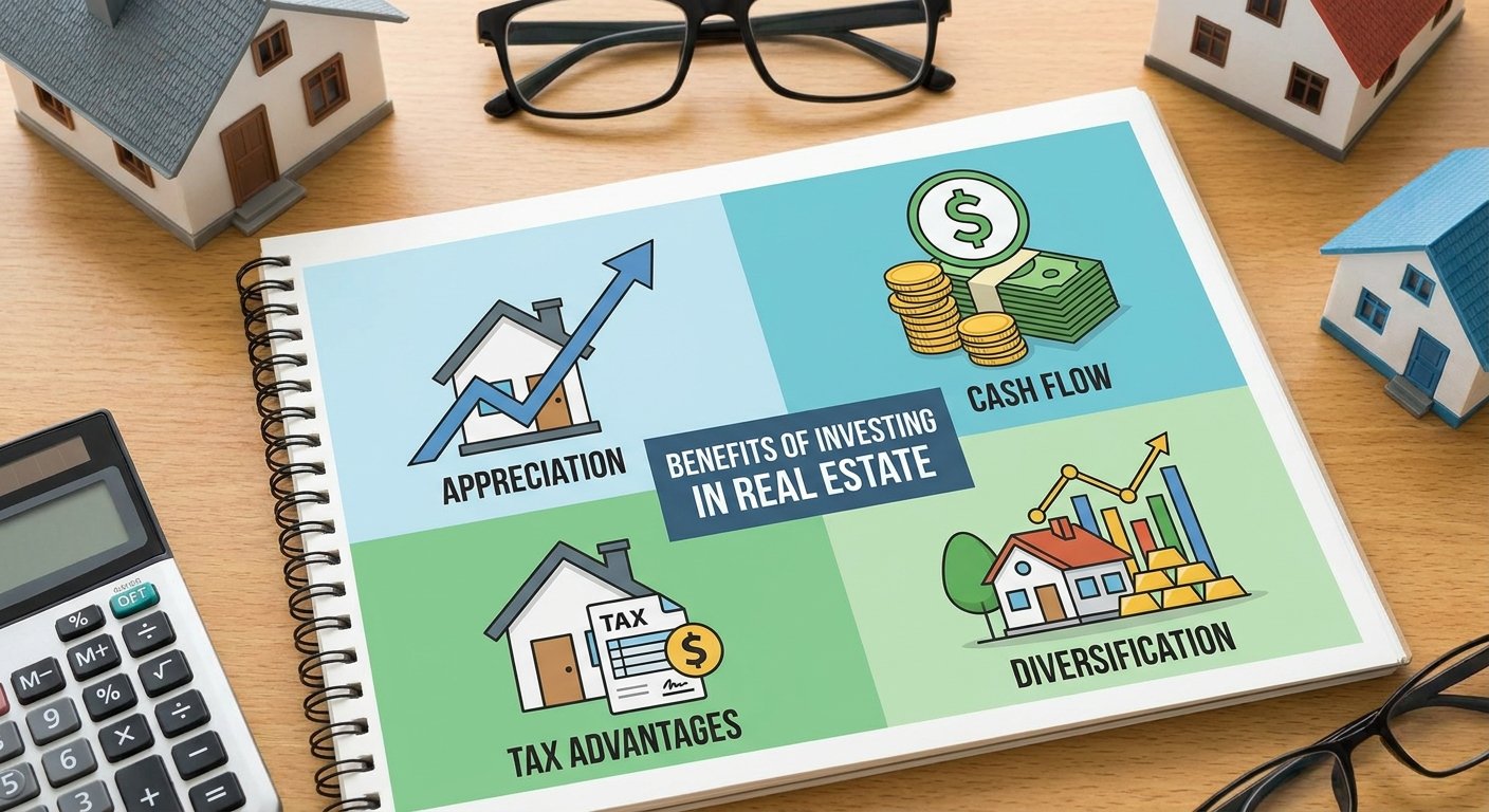 Benefits Of Investing In Real Estate 1 Benefits of Investing in Real Estate: Appreciation, Cash Flow, Tax Advantages,