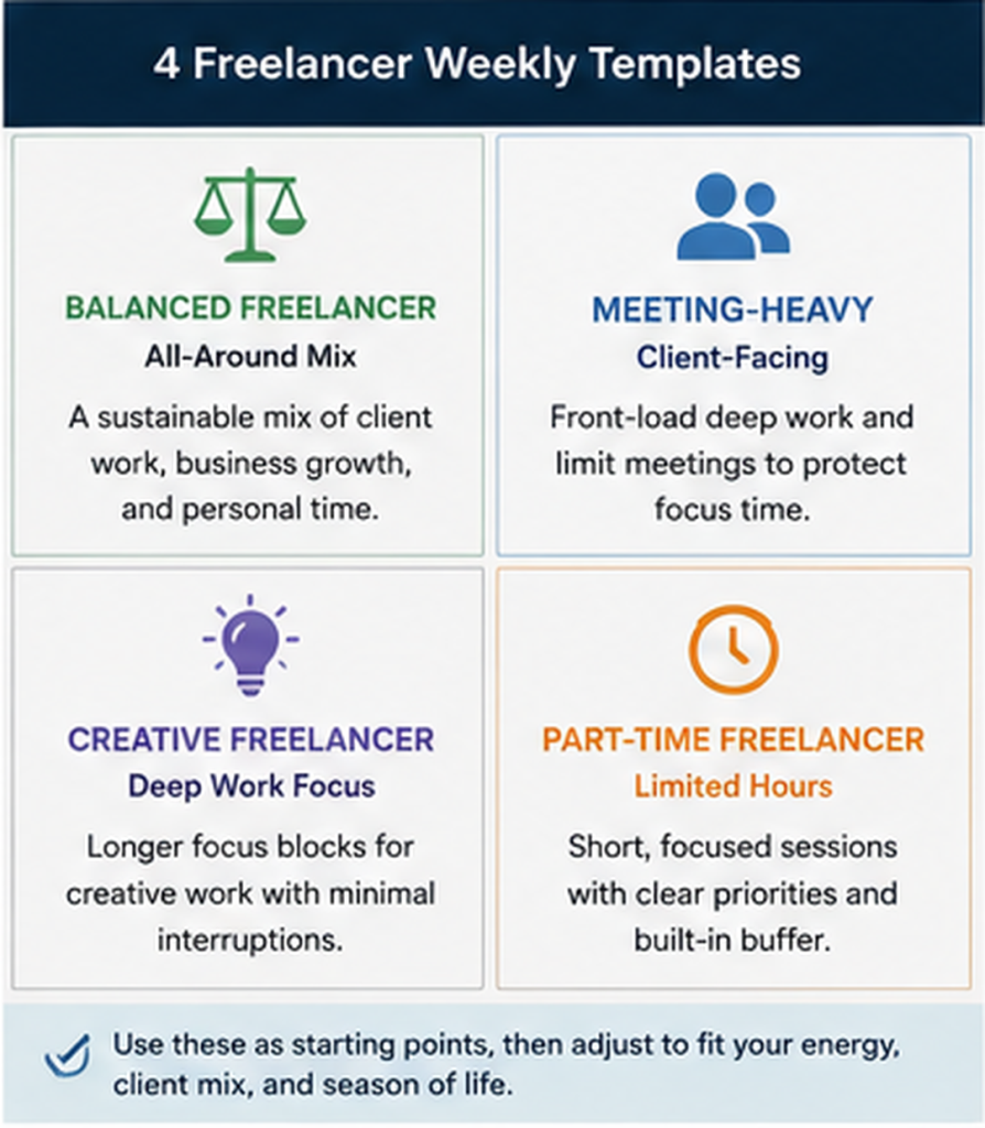 Time Blocking Templates For Freelancers: A Weekly Planning System That Survives Client Work 3 ysamphy better work clearer thinking practical systems uncategorized 131