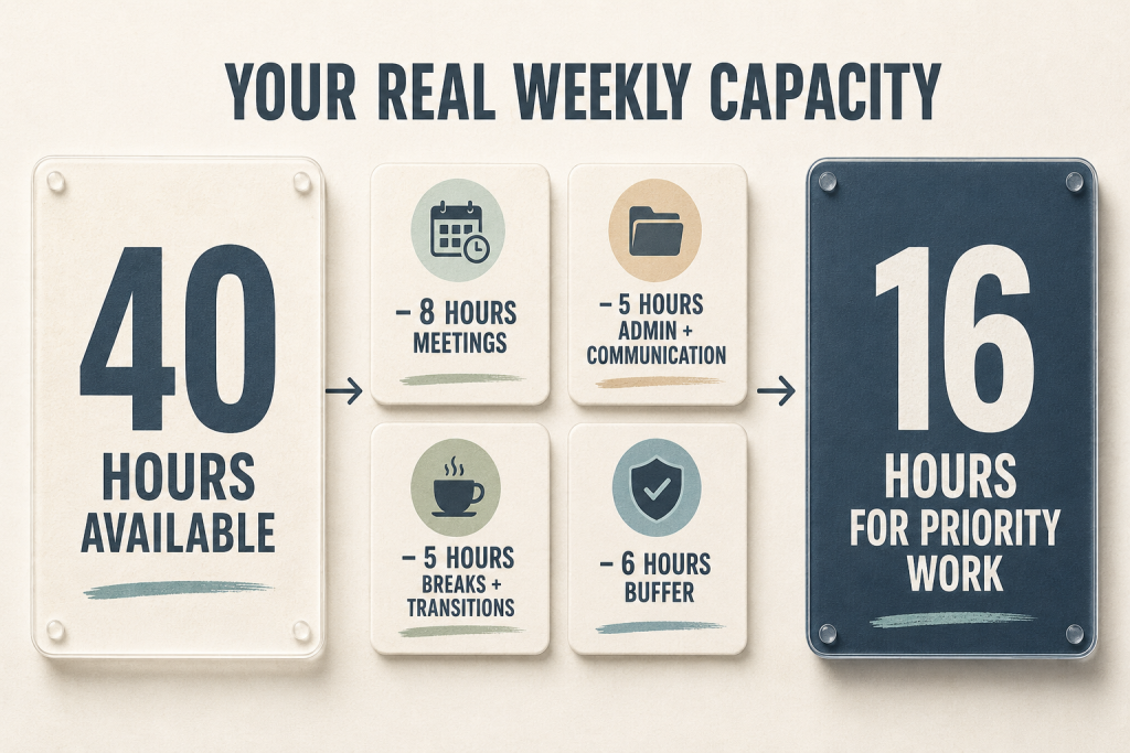 How To Time Block Your Week: From Priorities To A Realistic Calendar 1 ysamphy better work clearer thinking practical systems uncategorized 144